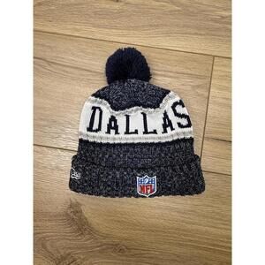 Dallas Cowboys Hat Beanie One Size Blue NFL Football New Era Mens Knit
